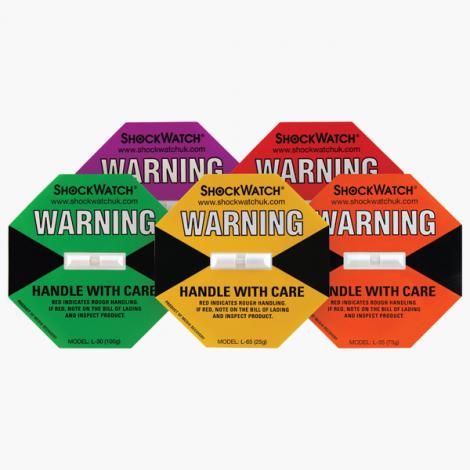 Shockwatch Impact Indicators Labels / Stickers