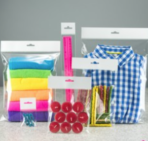 Clear Header Bags With Euroslot
