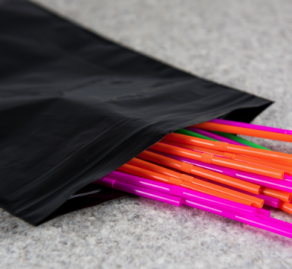 Black Polythene Grip Seal Bags