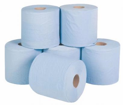 Blue Centrefeed Rolls