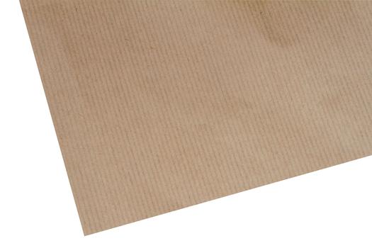 Brown Ribbed Kraft Paper Sheets