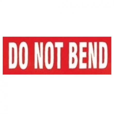 Do Not Bend Label