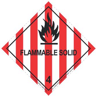 Flammable Solid Label