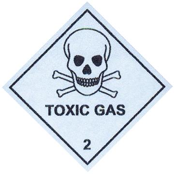 Toxic Gas Label