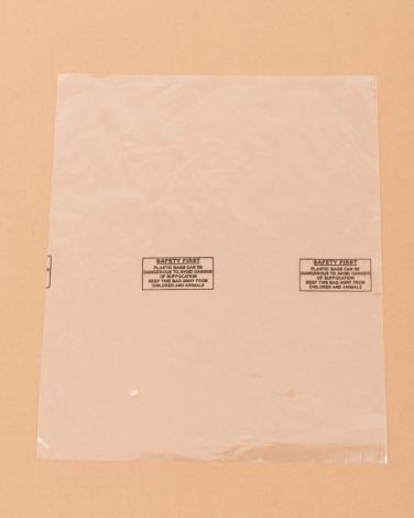 Clear Polythene Warning Bags