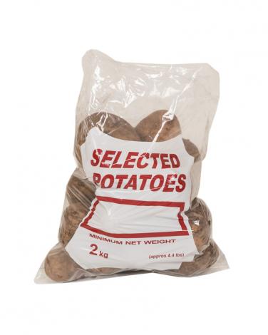 Clear Polythene Potato Bags
